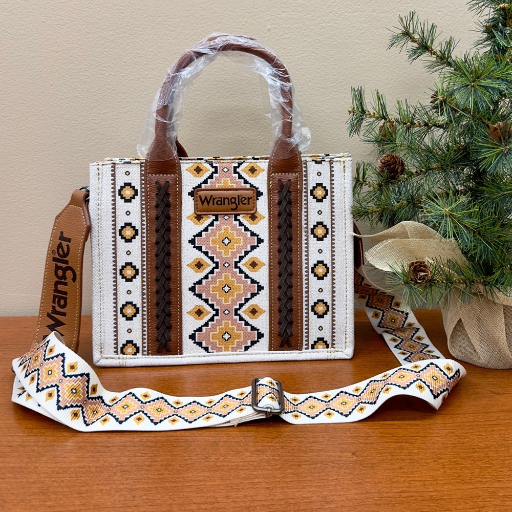 Wrangler Tote Purse Southwestern Crossbody Western Aztec Handbag